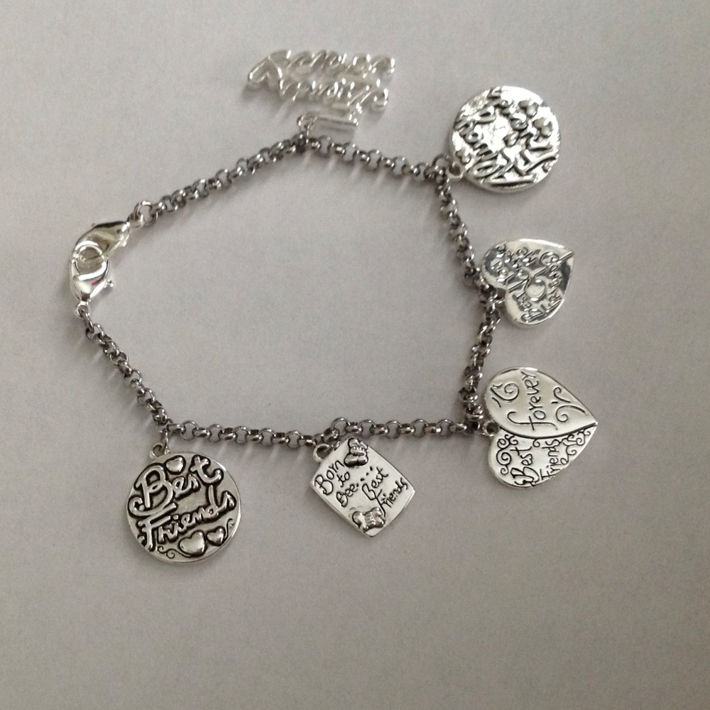 Artisan's Silver BFF charm bracelet - Picture 3 of 4